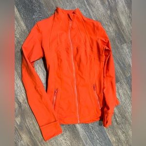 Orange Lululemon zip up